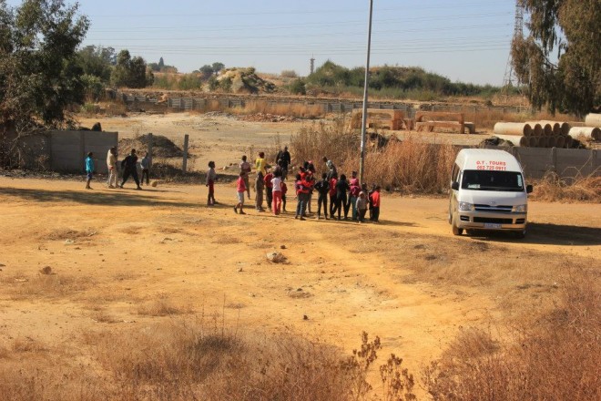 There is a road in Gauteng all along the old gold reef, the foundation of the mining industry. Along this road there are 600 abandoned mines. 